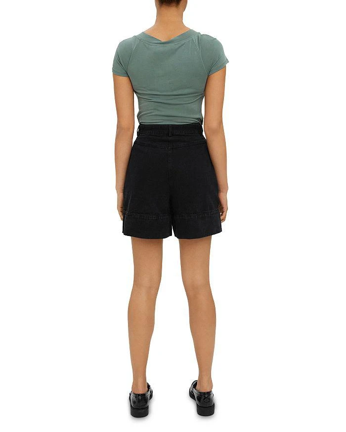 商品VERO MODA|Filukka Pleated Denim Shorts   ,价格¥138,第2张图片详细描述