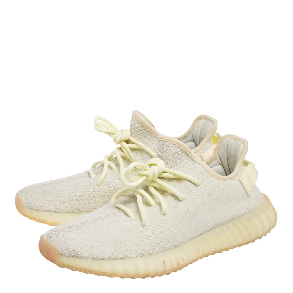 商品[二手商品] YEEZY|Yeezy x Adidas Green Knit Fabric 350 V2 Butter Sneakers Size 43 1/3,价格¥1215,第4张图片详细描述