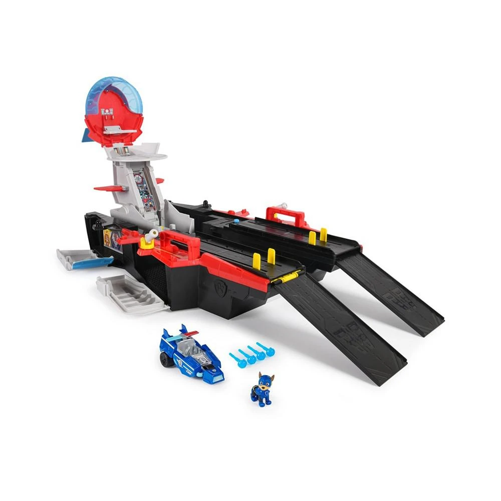 商品Paw Patrol|The Mighty Movie, Aircraft Carrier HQ, with Chase Action Figure and Mighty Pups Cruiser, Kids Toys for Boys Girls 3 Plus,价格¥486,第2张图片详细描述