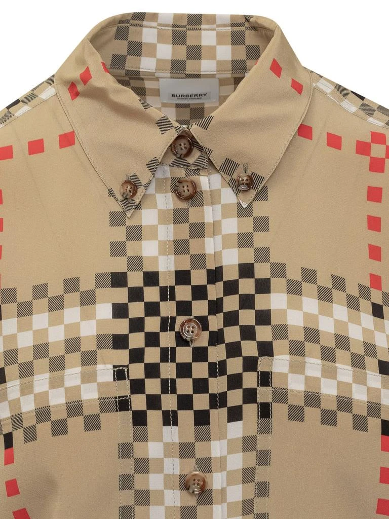 商品Burberry|Burberry Checked Long-Sleeved Shirt,价格¥5183,第5张图片详细描述