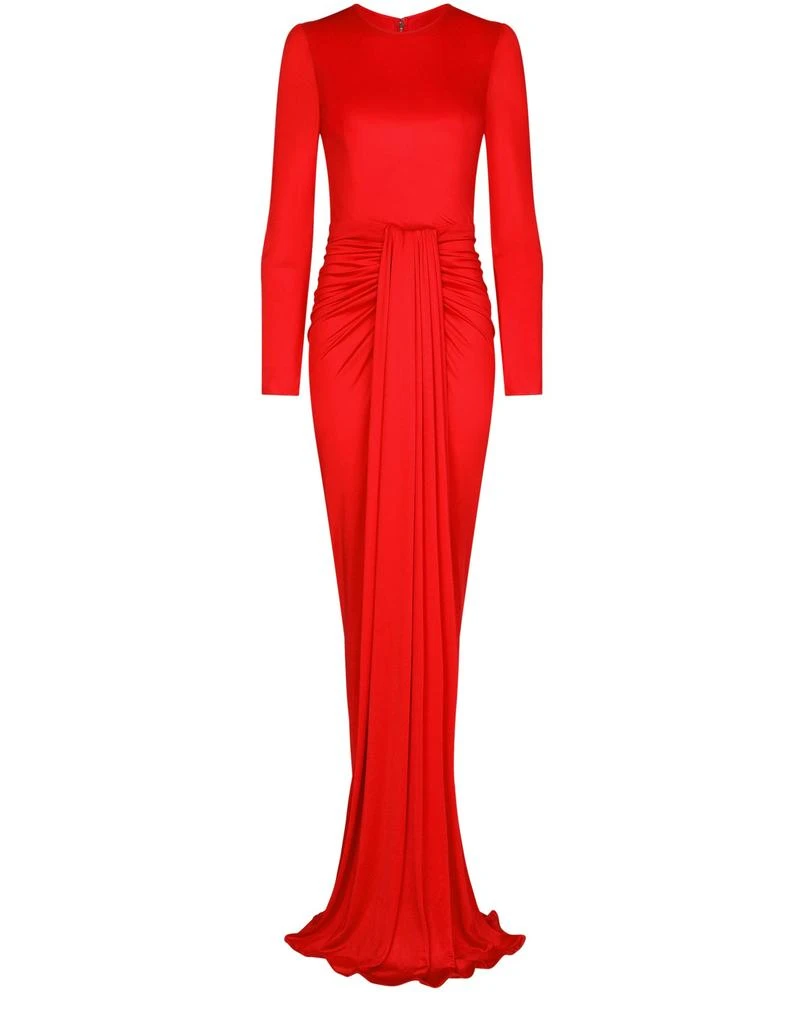 商品Dolce & Gabbana|长款垂褶欧根纱连衣裙,价格¥25322,第1张图片