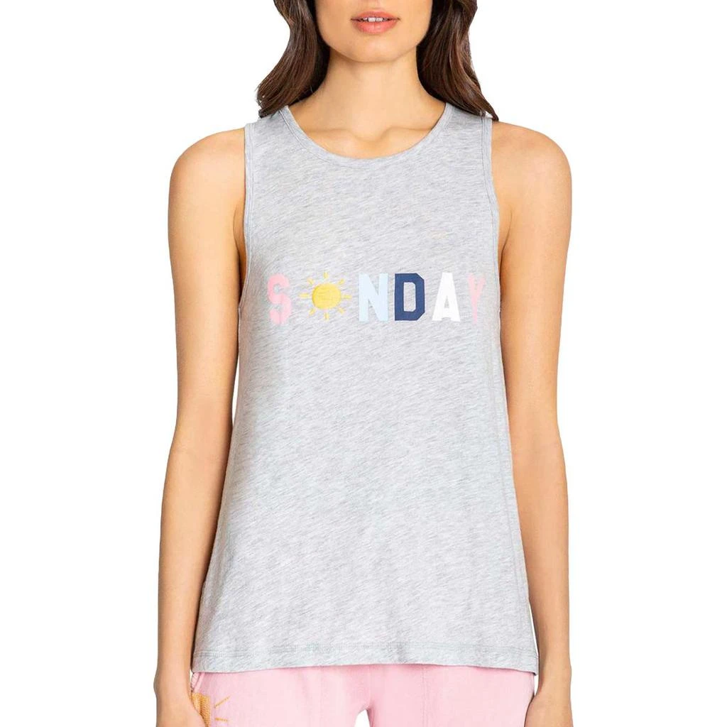 商品PJ Salvage|P.J. Salvage Womens Sunday Graphic Sleepwear Sleep Tank,价格¥23,第1张图片