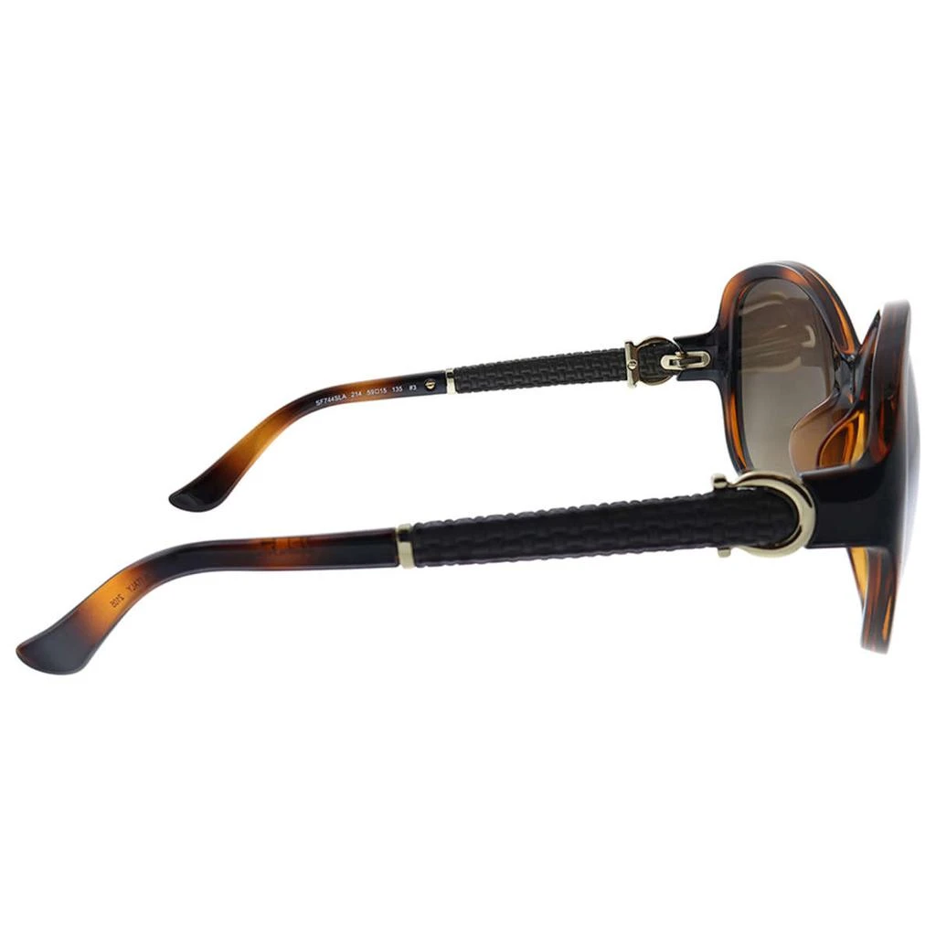 商品Salvatore Ferragamo|Ferragamo Women's Brown Square Sunglasses,价格¥521,第3张图片详细描述