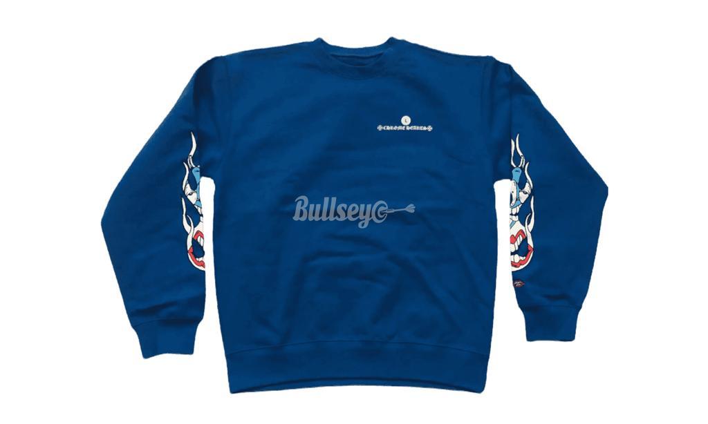 商品Chrome Hearts|Chrome Hearts Matty Boy Space Blue Crewneck,价格¥9596,第4张图片详细描述