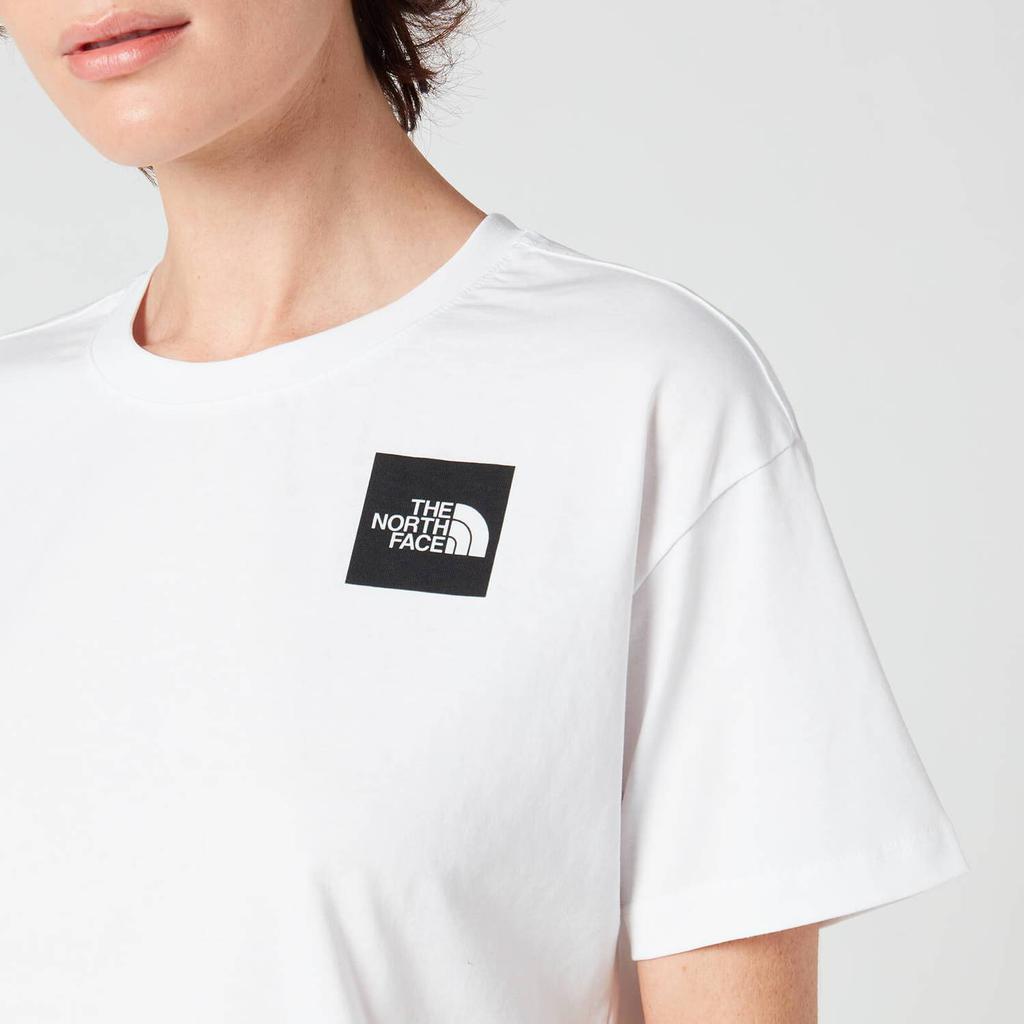 The North Face Women's Cropped Fine T-Shirt - White商品第4张图片规格展示