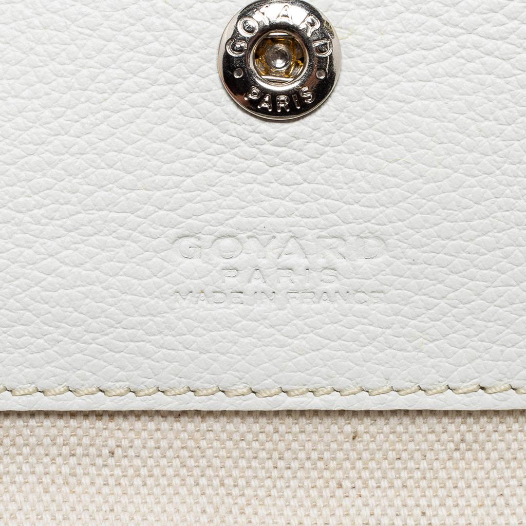 Goyard White Goyardine Coated Canvas and Leather Saint Louis PM Tote商品第10张图片规格展示