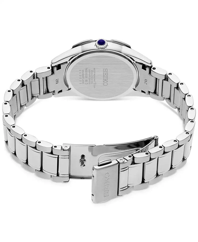 商品Seiko|Women's Diamond (1/6 ct. t.w.) Stainless Steel Bracelet Watch 33mm,价格¥3900,第3张图片详细描述