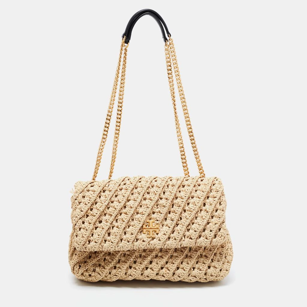 商品[二手商品] Tory Burch|Tory Burch Beige Crochet Kira Shoulder Bag,价格¥2391,第1张图片