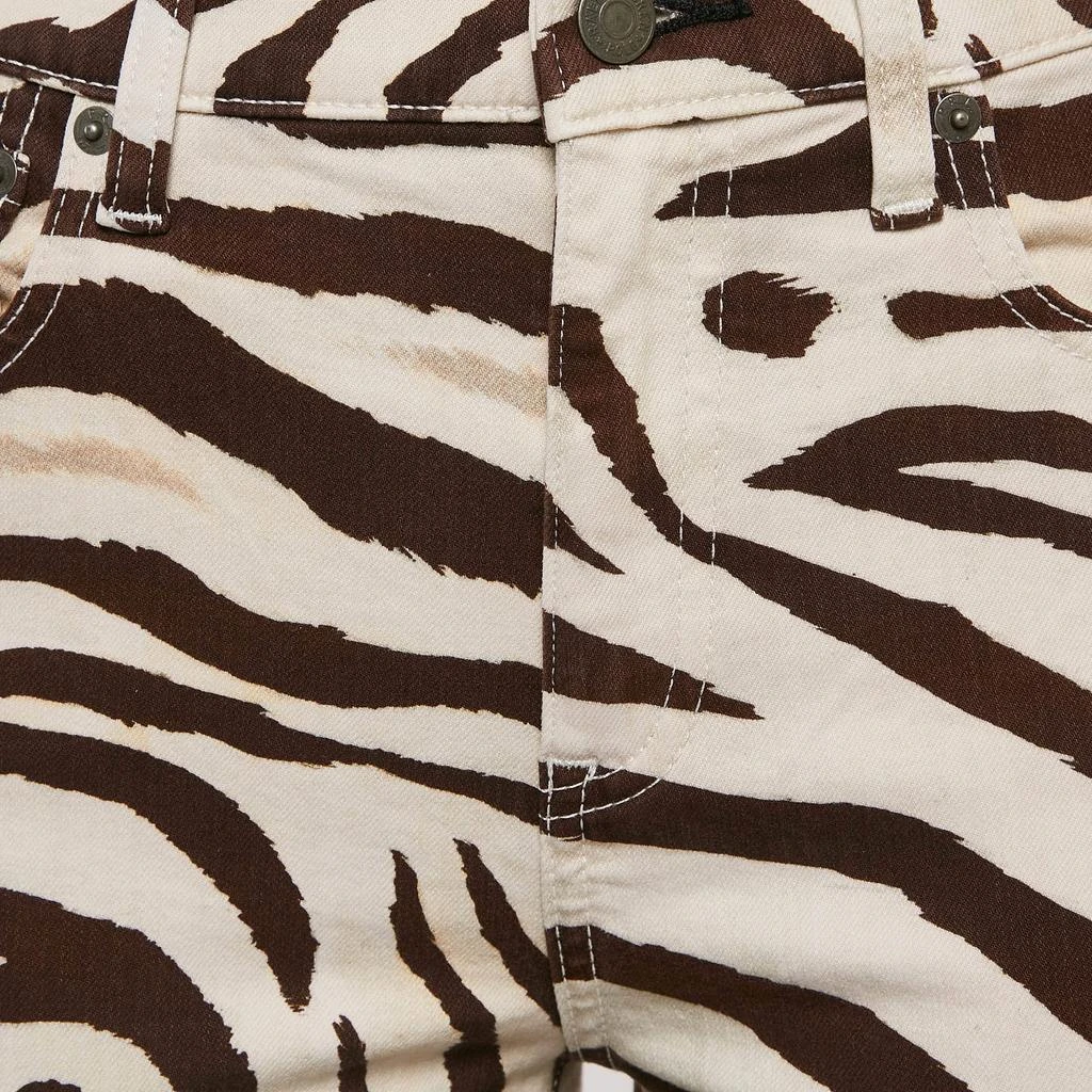 商品Ralph Lauren|Polo Ralph Lauren Brown Zebra Print Denim Tompkins Skinny Jeans M Waist 27",价格¥1804,第3张图片详细描述