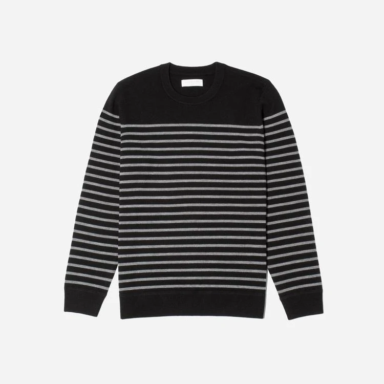 商品Everlane|The Midweight Merino Striped Crew,价格¥464,第1张图片