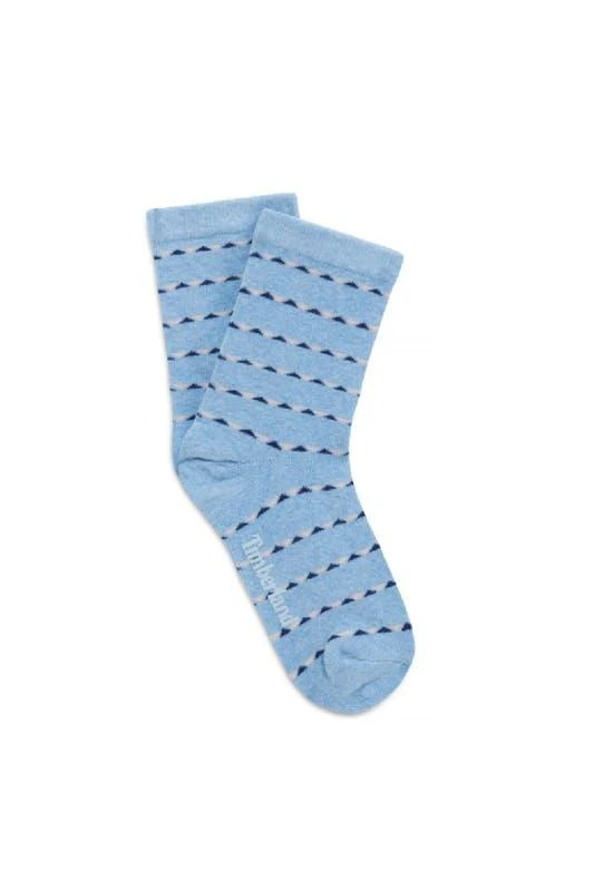 商品Timberland|Timberland Womens/Ladies Striped Ankle Socks (2 Pairs) (Blue),价格¥119,第2张图片详细描述