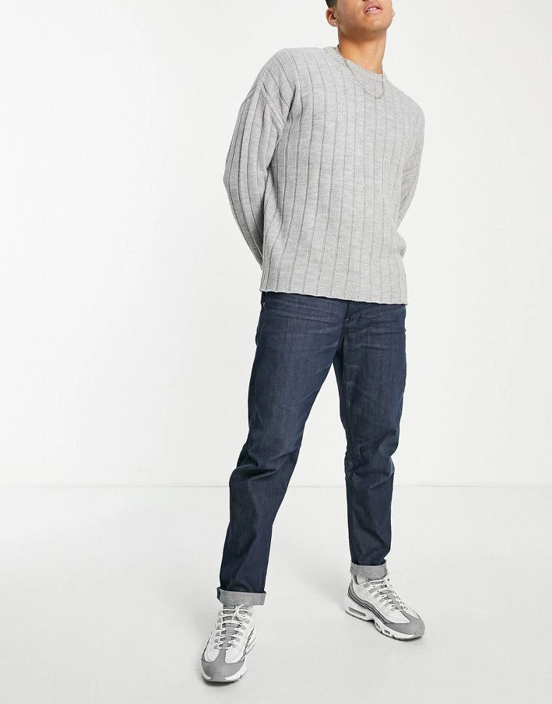商品G-Star|G-Star Grip 3D relaxed tapered jeans in dark wash,价格¥393,第3张图片详细描述