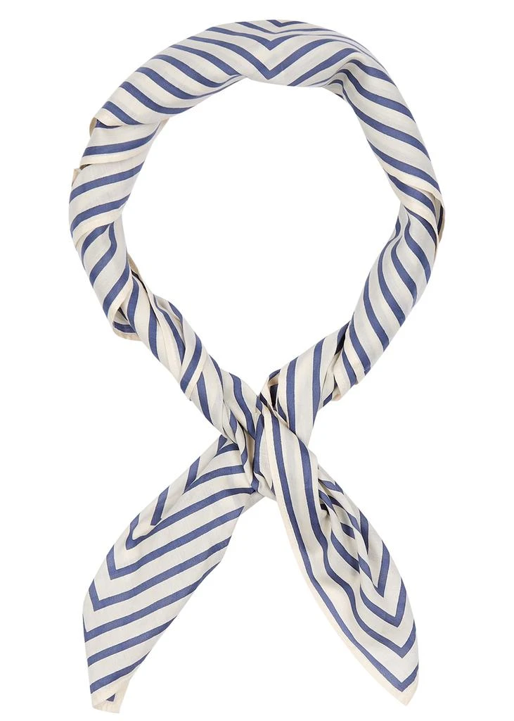 商品Totême|Striped cotton-blend scarf,价格¥638,第1张图片