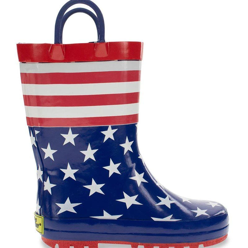 商品Western Chief|Kids Old Glory Rain Boot 10 TODDLER,价格¥151,第1张图片