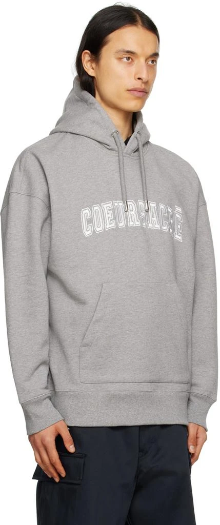 商品AMI|Gray 'Cœur Sacré' Hoodie,价格¥1590,第2张图片详细描述