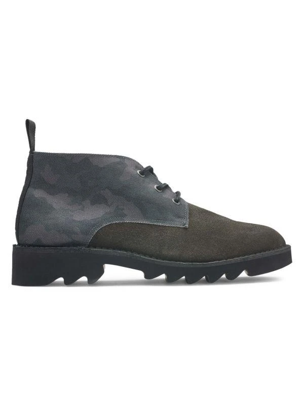 商品Karl Lagerfeld Paris|Suede & Camo Chukka Boots,价格¥562,第1张图片