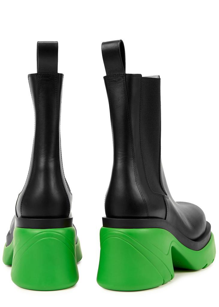 商品Bottega Veneta|Flash black leather ankle boots,价格¥9432,第5张图片详细描述