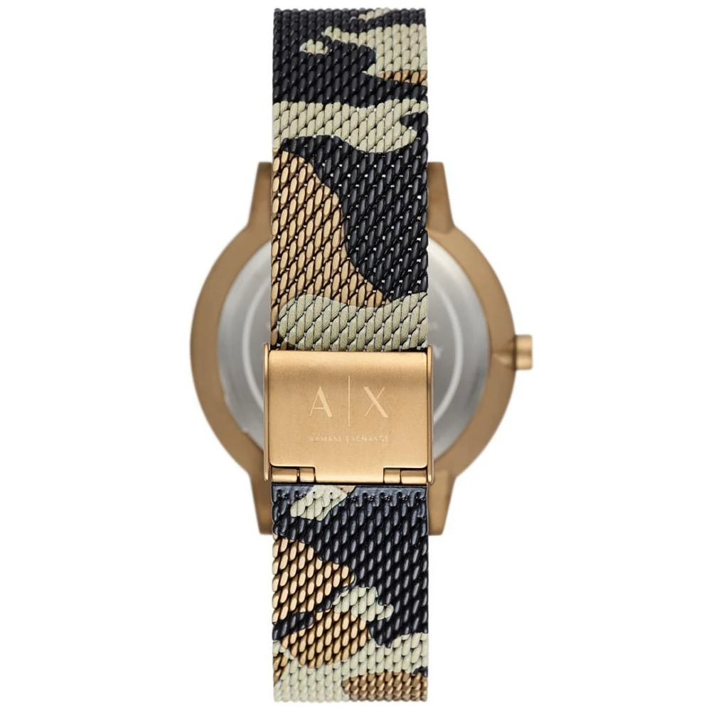 商品Armani Exchange|Men's Three-Hand Multicolor Stainless Steel Mesh Strap Watch, 42mm,价格¥1281,第3张图片详细描述