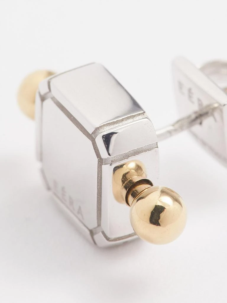 商品EÉRA|Square 18kt white gold single earring,价格¥18568,第3张图片详细描述