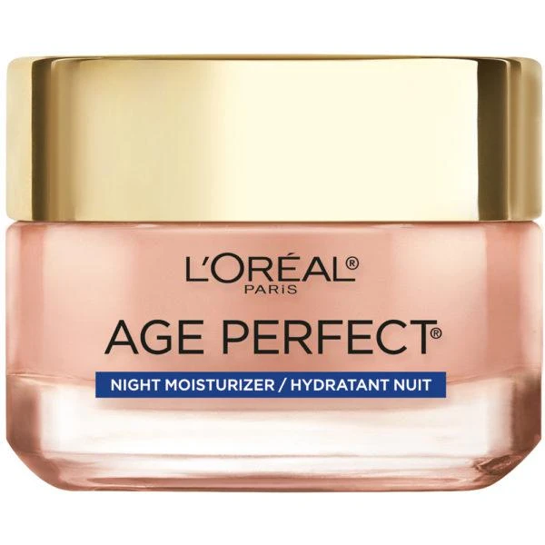 商品L'Oreal Paris|Age Perfect Rosy Tone Cooling Night Moisturizer,价格¥187,第1张图片