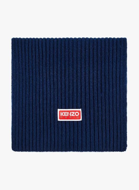 商品Kenzo|Kenzo Tag organic wool scarf,价格¥1693,第1张图片