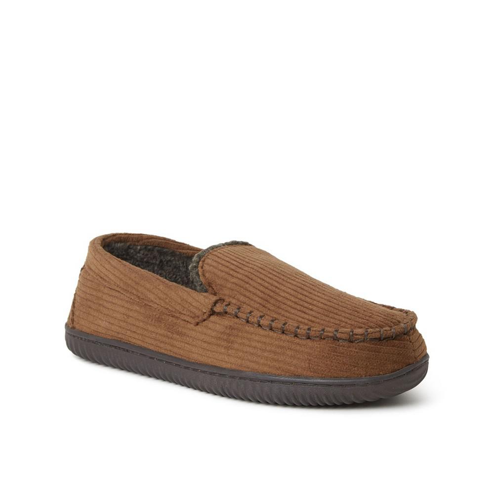 Men's Niles Corduroy Moccasin Slippers商品第1张图片规格展示