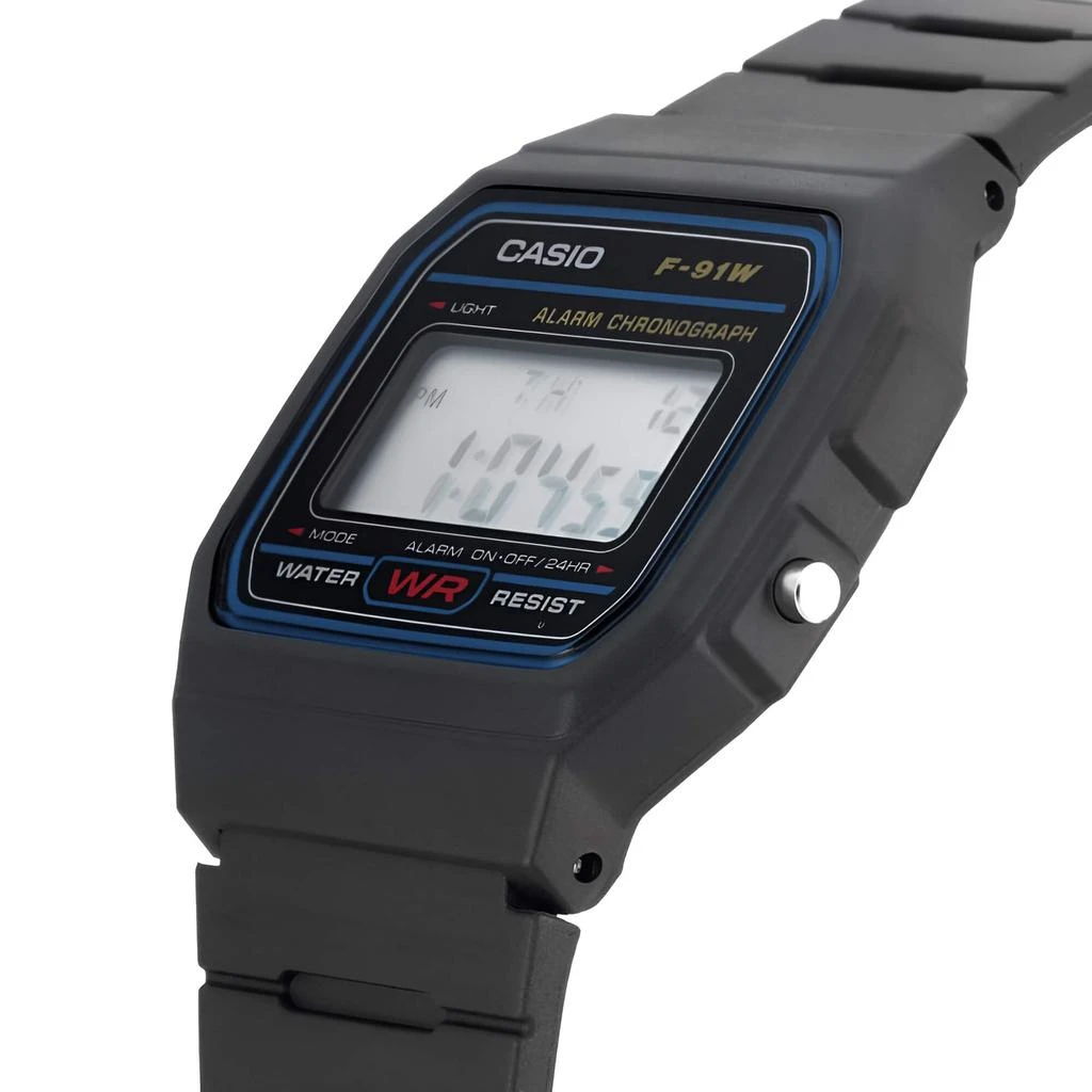 商品Casio|Casio Men's Classic Chrono Resin Strap Digital Watch | F91W-1,价格¥157,第2张图片详细描述
