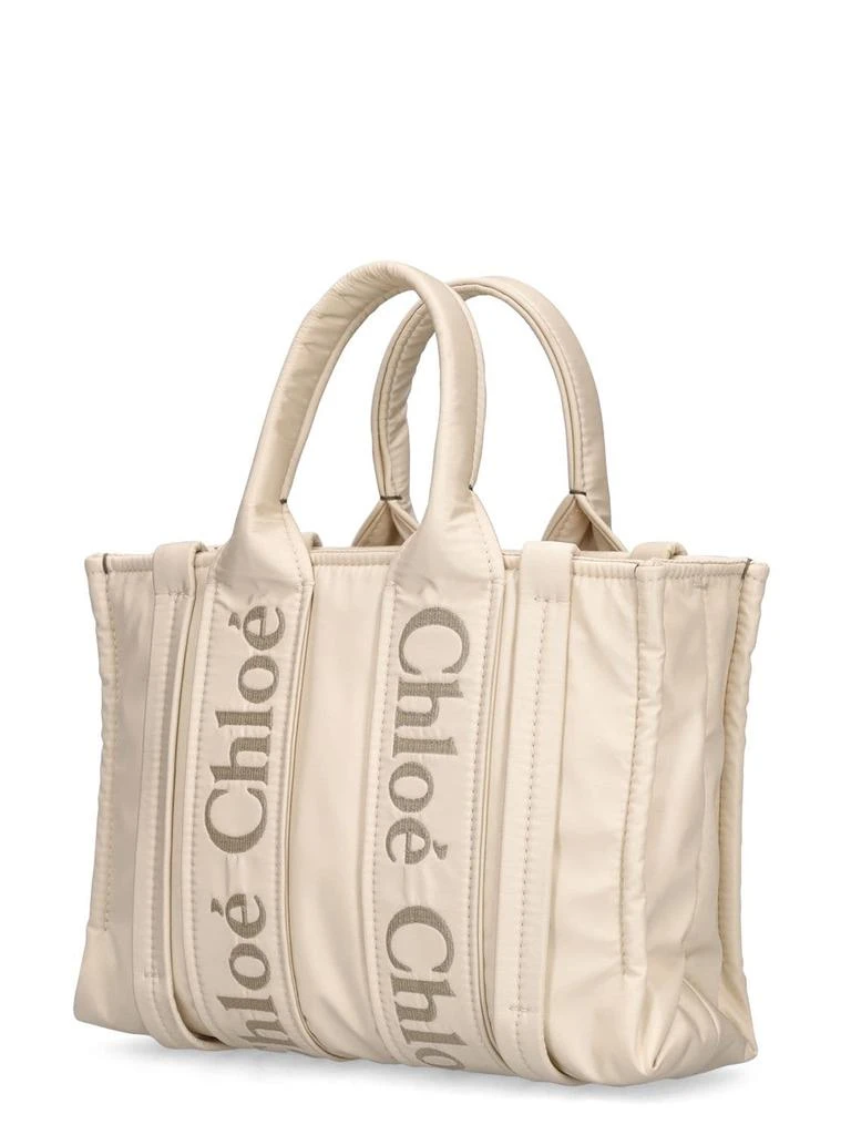 商品Chloé|Mini Woody Nylon Top Handle Bag,价格¥8637,第3张图片详细描述