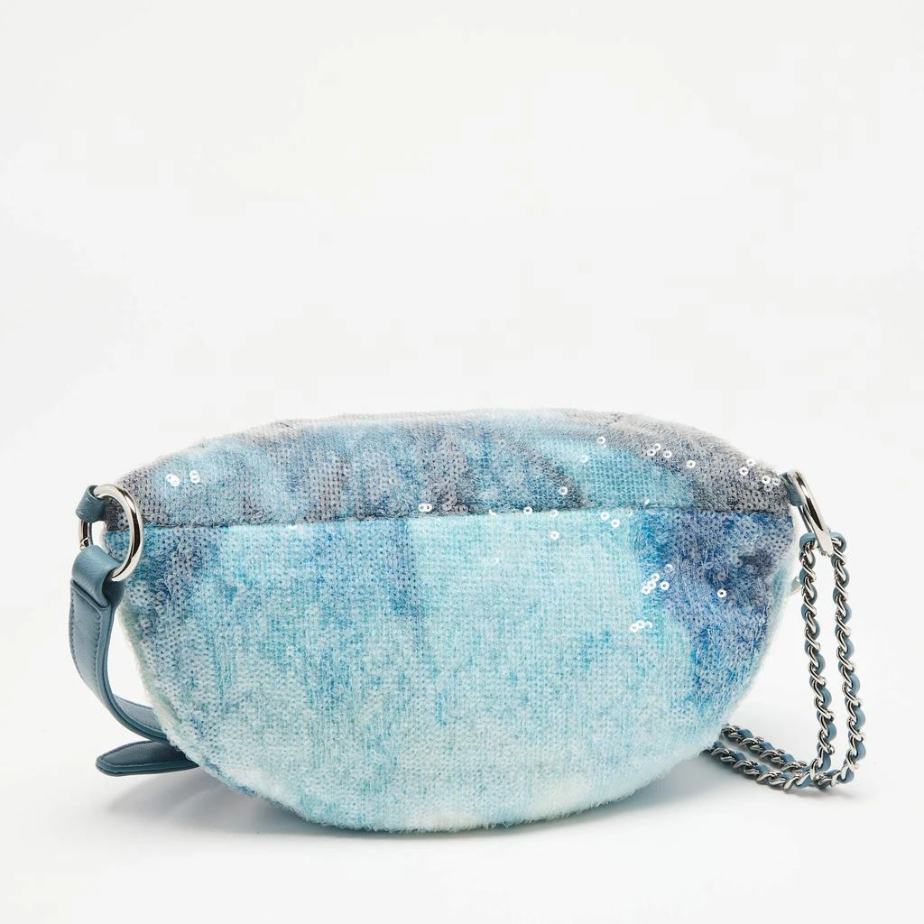 商品[二手商品] Chanel|Chanel Light Blue Sequins Waterfall Belt Bag,价格¥10231,第4张图片详细描述