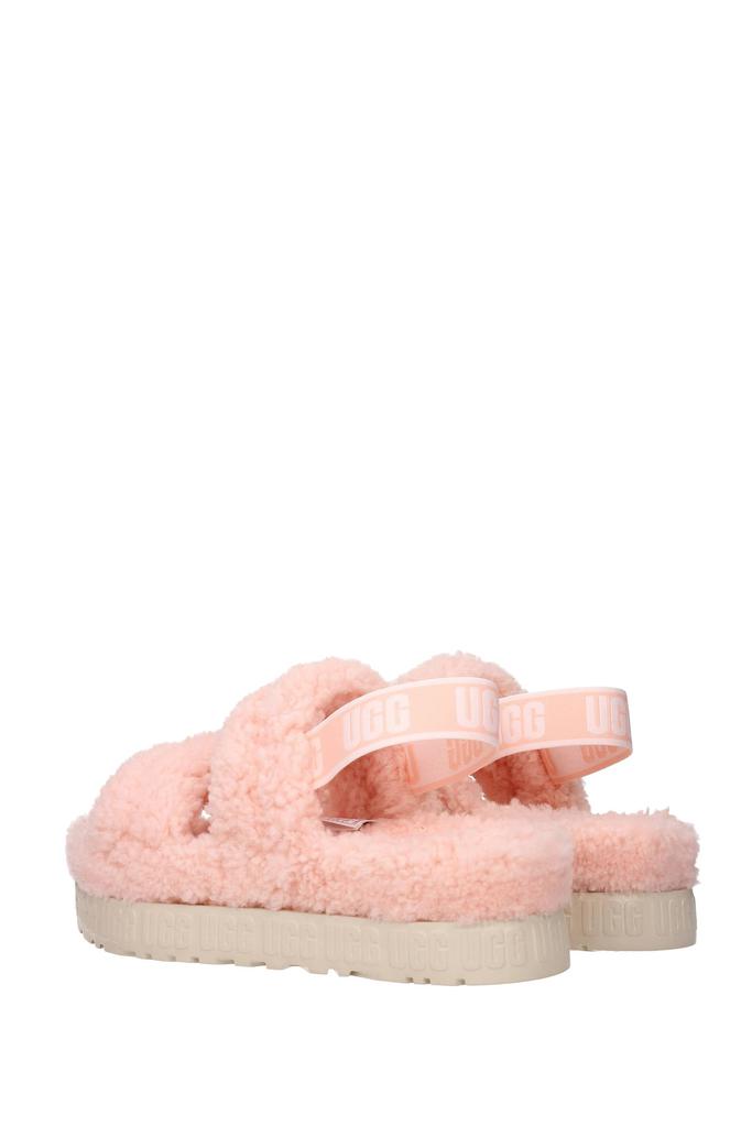 Sandals oh fluttita Sheepskin Pink Dusk Pink商品第4张图片规格展示