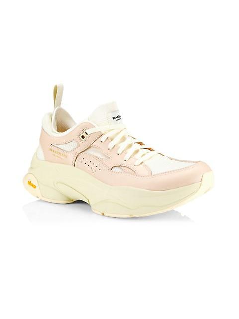 商品BRANDBLACK|Saga Mix-Media Chunky Sneakers,价格¥1745-¥1781,第4张图片详细描述