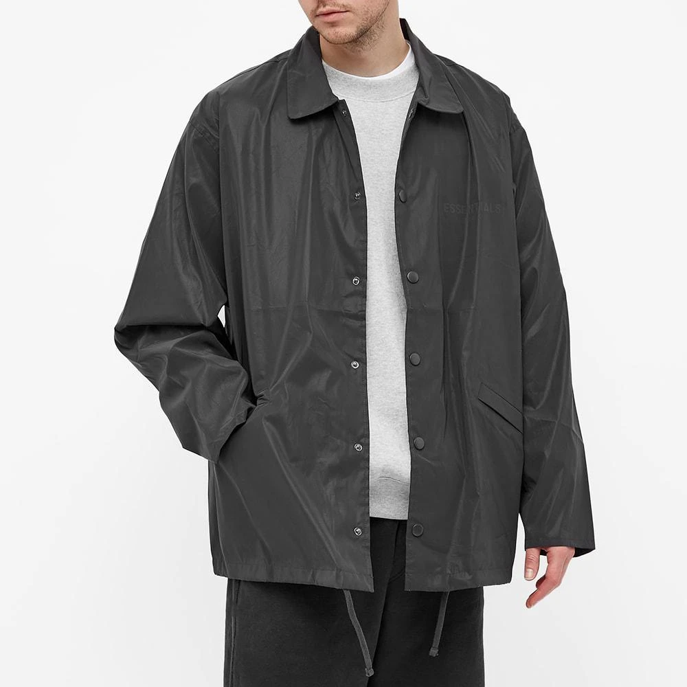 Fear of God ESSENTIALS Souvenir Coach Jacket - Black & Reflective 商品