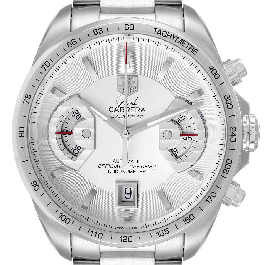 Tag Heuer Silver Stainless Steel Carrera CAV511B.BA0902 Automatic Men's Wristwatch 43 mm商品第6张图片规格展示