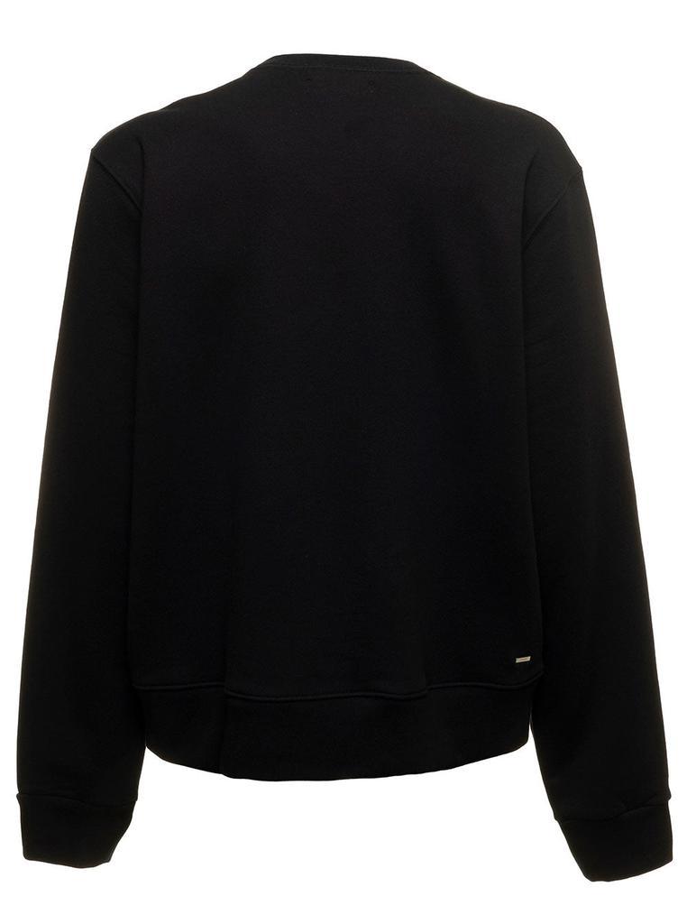 商品AMIRI|Amiri Man's Black Cotton Crew neck Sweatshirt with  Logo Print,价格¥4066,第4张图片详细描述