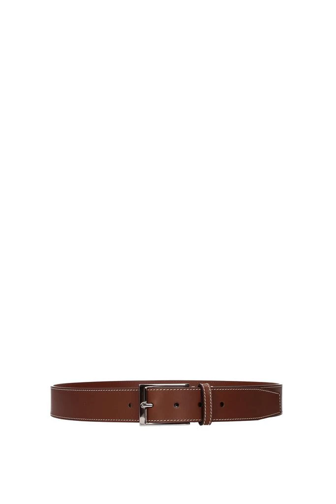 商品Burberry|Regular belts Leather Brown Tan,价格¥945,第1张图片