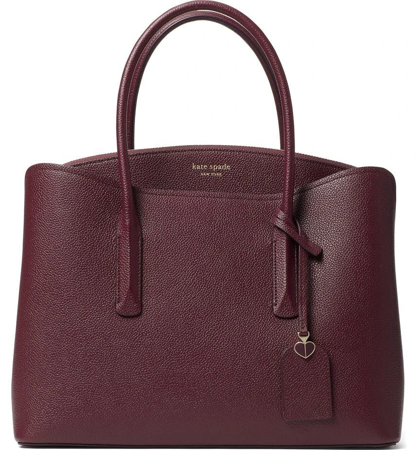 商品Kate Spade|large margaux leather satchel,价格¥1352,第1张图片