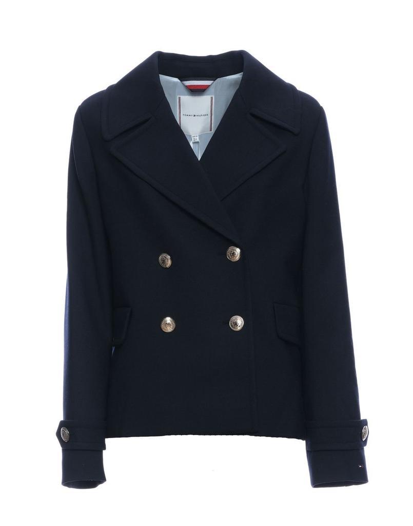 商品Tommy Hilfiger|Tommy Hilfiger Women's  Blue Other Materials Coat,价格¥2516,第1张图片