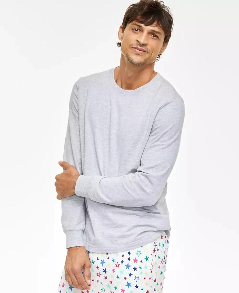 商品Holiday Lane|Men's Star Mix It Cotton Matching Family Pajamas Set, Created for Macy's,价格¥150,第3张图片详细描述