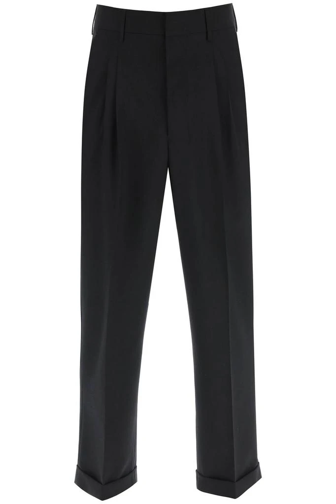 商品AMI|Ami paris carrot fit trousers,价格¥1532,第1张图片