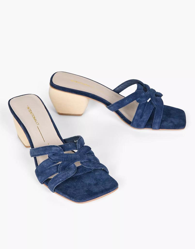 商品Madewell|Intentionally Blank Leather Kane Mule Sandals,价格¥1038,第1张图片