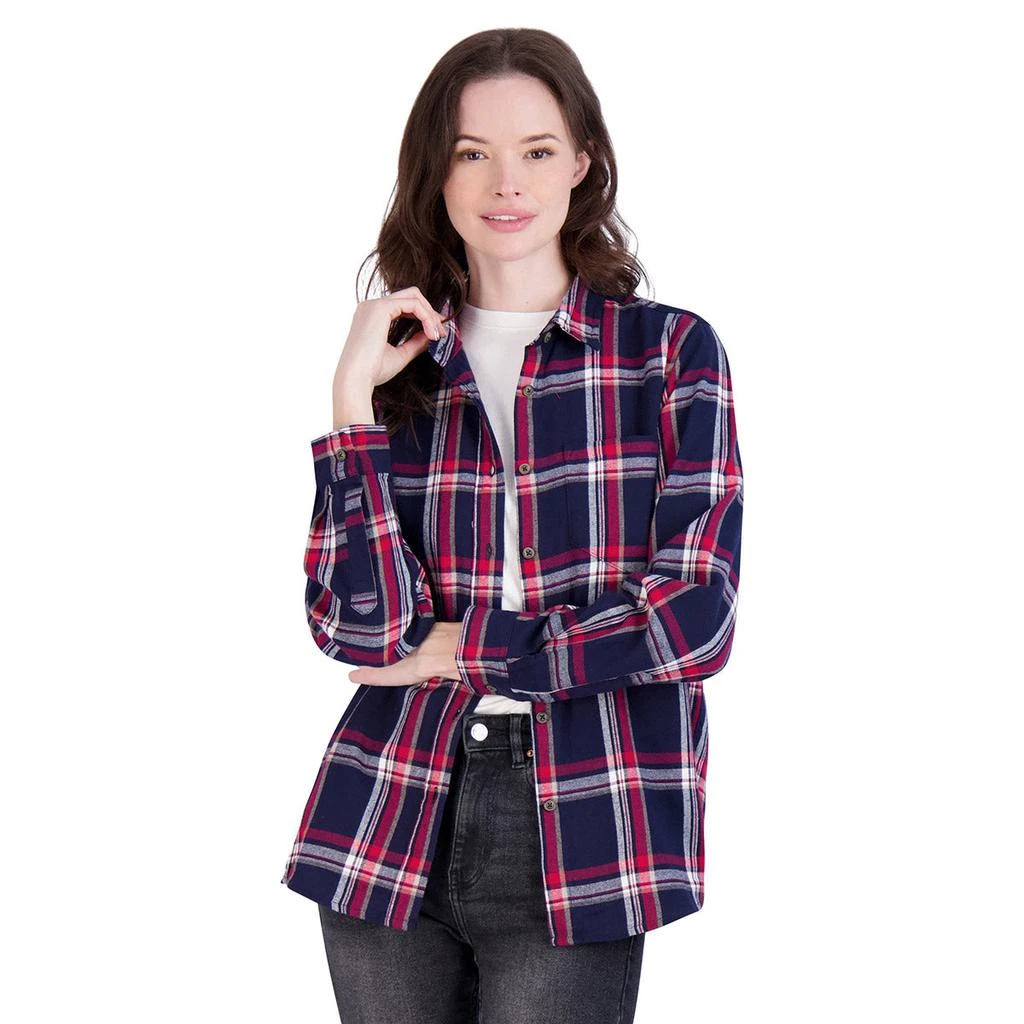 商品Dash Clothing|Dash Clothing Women's YD Flannel one Pocket Shirt,价格¥92,第1张图片