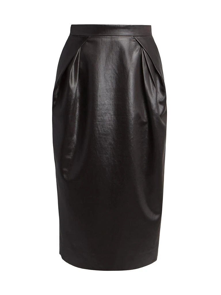 商品MAISON MARGIELA|Faux Leather Cocoon Skirt,价格¥2397,第1张图片