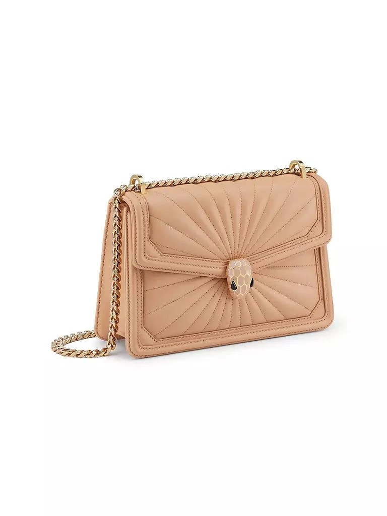 商品BVLGARI|Serpenti Sunshine Quilted Leather Crossbody Bag,价格¥25382,第3张图片详细描述