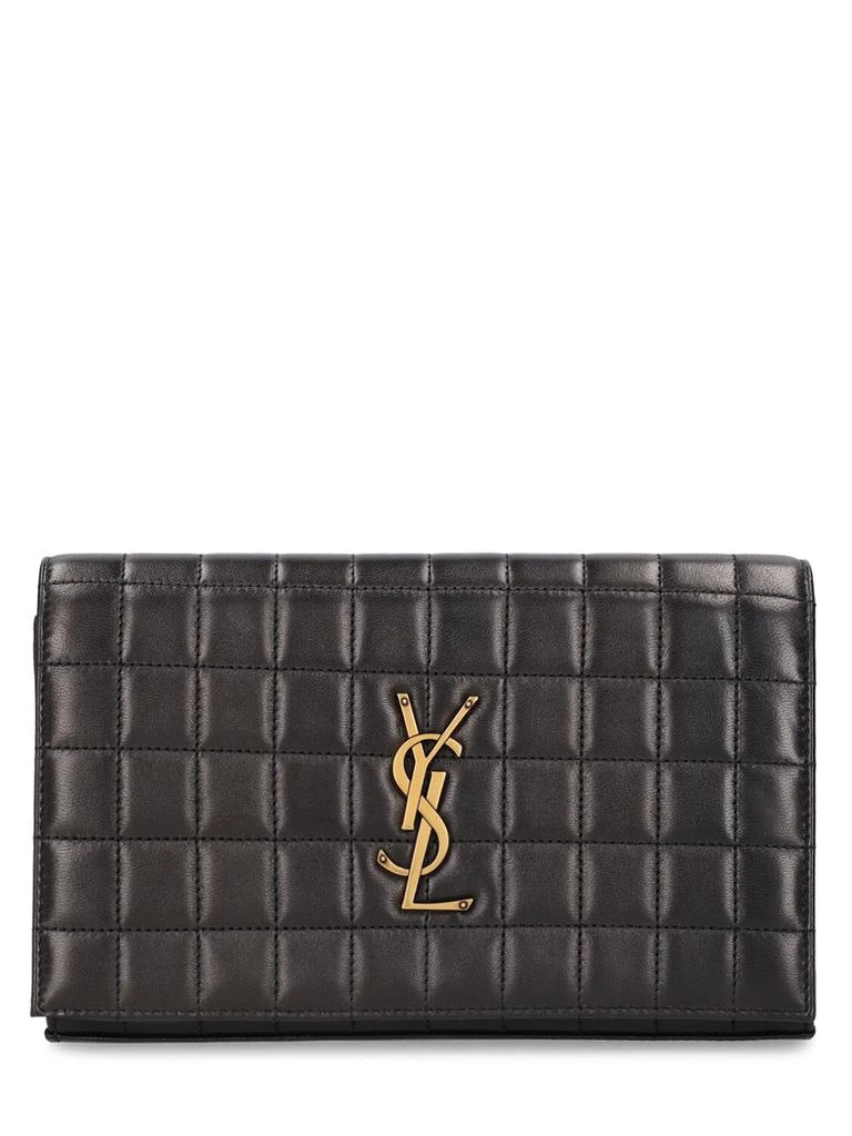 商品Yves Saint Laurent|Cassandre Matelassé Leather Chain Wallet,价格¥15319,第1张图片