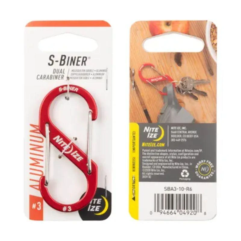 商品Nite Ize|S-Biner Aluminum Dual Carabiner,价格¥32,第1张图片