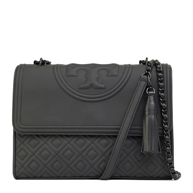 Tory Burch 汤丽柏琦 女士黑色FLEMING斜挎包 39928-001 商品