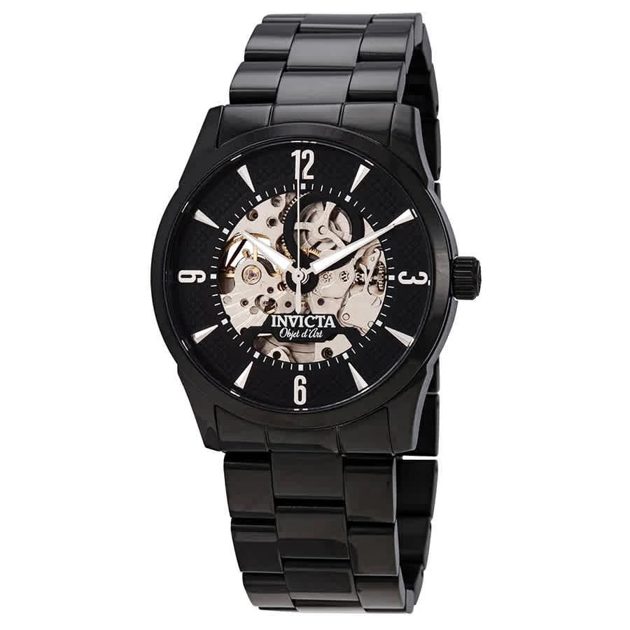 商品Invicta|Invicta Objet D Art Automatic Black Dial Mens Watch 27585,价格¥537,第1张图片