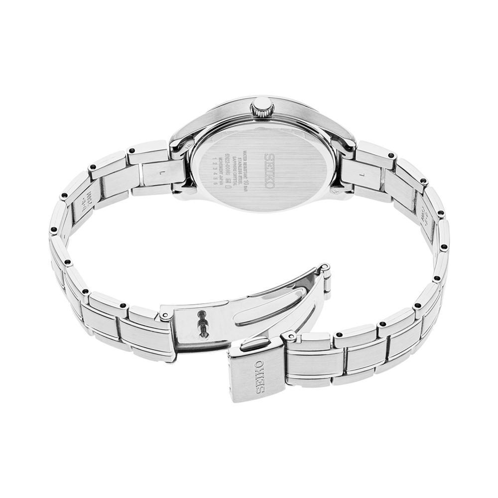 商品Seiko|Women's Essential Stainless Steel Bracelet Watch 30mm,价格¥1312,第5张图片详细描述