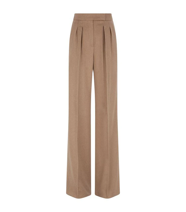 商品Max Mara|Camel Wide-Leg Trousers,价格¥5112,第1张图片
