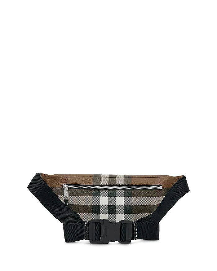 Check & Leather Bum Bag 商品